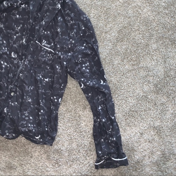 Victorias Secret Dark Gray Button Down Top size S - Picture 6 of 11